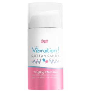 Intt Powerful Intimate Stimulant Cotton Candy Liquid Vibrator Gel 15 Ml