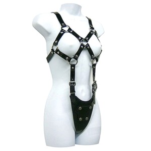 Leather Body Exposed Body Woman