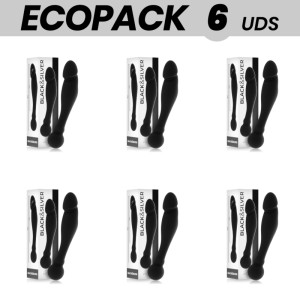 Ecopack 6 Units Black&silver Karl G-point Stimulating Dildo 18 Cm