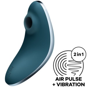 Satisfyer Vulva Lover 1 Air Pulse Stimulator & Vibrator Blue
