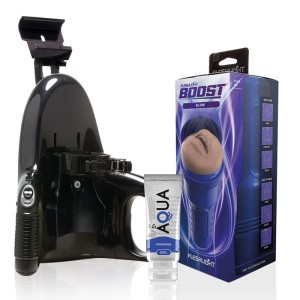 Fleshlight Blow Lm Flesh Rp + Universal Launch + Aqua Quality Lubricant 50 Ml