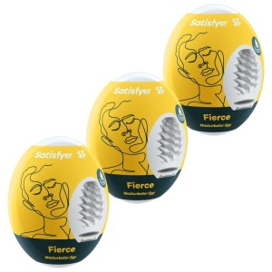 Satisfyer 3 Masturbator Eggs Fierce