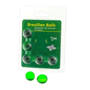 Taloka 5 Brazilian Balls Mint Intimate Gel