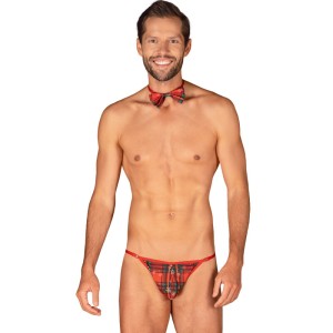 Obsessive Ms Merrilo Thong & Bow Tie One Size