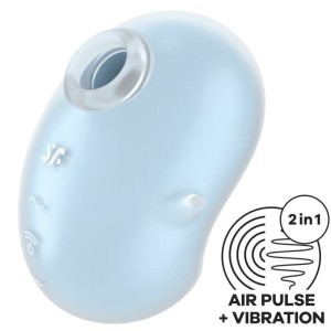 Satisfyer Cutie Ghost Lay-on Vibrator Light Blue