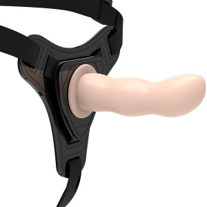 Fetish Submissive Harness Flesh Silicone G-spot 12.5 Cm