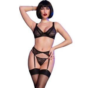Chilirose Cr 4692 Set Four Pieces Black L