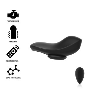 Black&silver Preston Rechargeable Silicone Vibrator Pantie Black