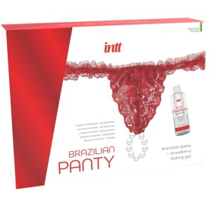 Intt Releases Brazilian Red Panty With Pearls And Lubricating Gel 50 Ml
