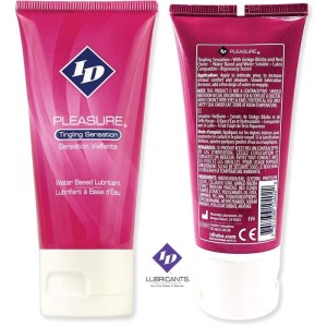 Id Pleasure Water Based Lubricant Tinging Sensation Travel Tube 60 Ml