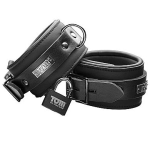 Tom Of Finland Neoprene Ankle Cuffs With Lock