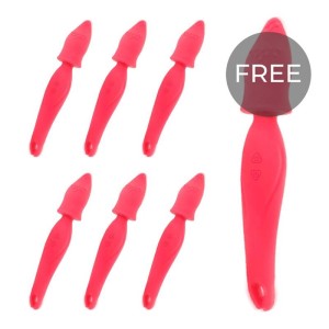 Treasure Illinois Wand Duo Silicone Pink 6+1 Free