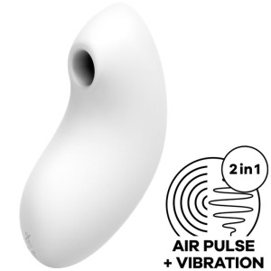 Satisfyer Vulva Lover 2 Air Pulse Stimulator & Vibrator White