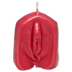 Pride Large Vagina Candle Red