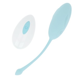 Ohmama Textured Vibrating Egg 10 Modes Blue