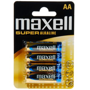 Maxell Super Alkaline Aa Lr6  4uds