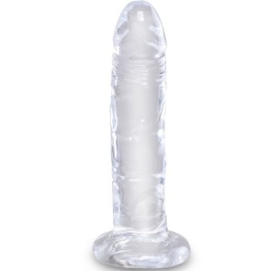 King Cock Clear Realistic Penis 15.5 Cm Transparent