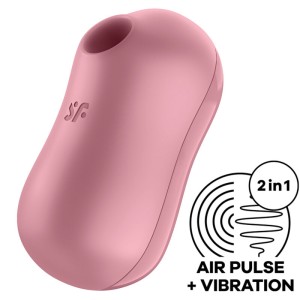Satisfyer Cotton Candy Air Pulse Stimulator & Vibrator Pink