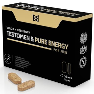 Black Bull Testomen & Pure Energy Enhancer For Men 20 Capsules