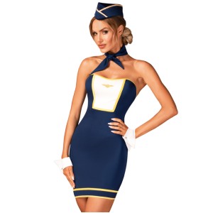 Obsessive Stewardest Uniform Costume Xs/s