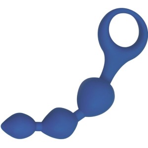 Alive Triball Blue Silicone Anal Balls 15 Cm