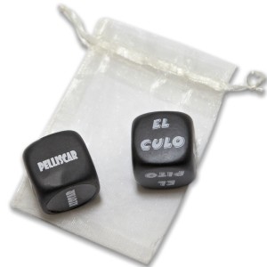Diablo Picante Game Bag With Sado Dice 3 Mm X 3 Mm + Body Parts Dice