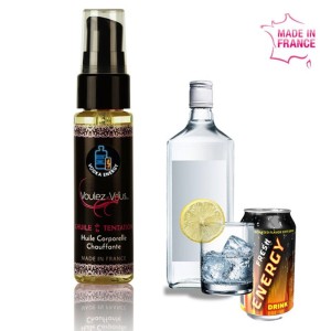 Voulez-vous Warming Body Oil- Vodka Red Bull 35 Ml