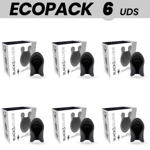 Ecopack 6 Units Black&silver Winki Masturbator