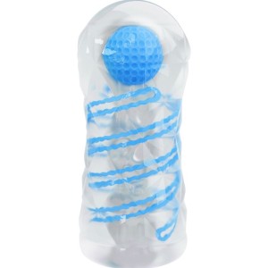 Pretty Love Small Masturbator With Blue Spirals