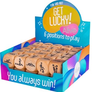 Alive Get Lucky Dice Box 6 Positions 50 Units