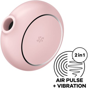 Satisfyer Pro To Go 3 Double Air Pulse Stimulator & Vibrator Pink