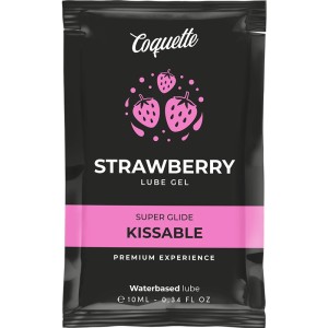 Coquette Chic Desire Strawberry Water Based Kissable Lubricant Pocket 10 Ml