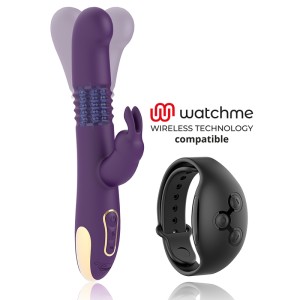 Treasure Bastian Rabbit Up & Down, Rotator & Vibrator Compatible With Watchme Wireless Technology