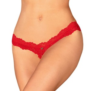 Obsessive Amor Cherris Thong Crotchless S/m