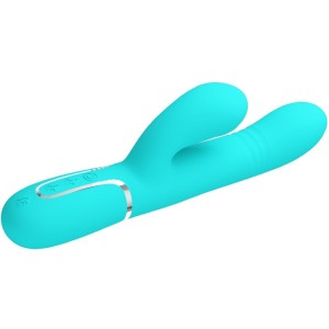Pretty Love Multifunction G-spot Vibrator Aqua Green