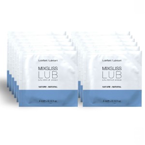 Mixgliss Natural Water-based Lubricant 12 Single Dose 4 Ml
