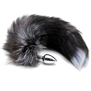 Alive Anal Pleasure Plug Metal Fox Tail Size S