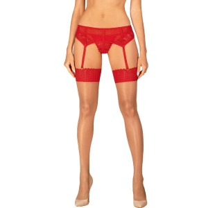Obsessive Ingridia Stockings Red Xs/s