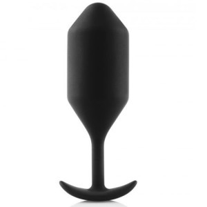 B-vibe Snug Anal Plug 4 Black