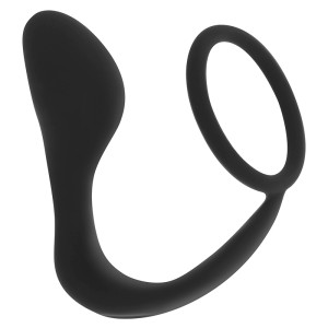 Ohmama Silicone Anal Plug With Ring 10.5 Cm