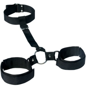 Sex & Mischief Shadow Neck & Wrist Restraint