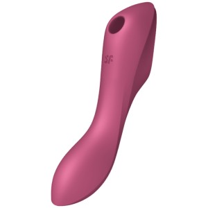 Satisfyer Curvy Trinity 3 Air Pulse Vibrator Red