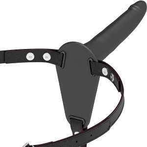 Fetish Submissive Harness Black Silicone 15 Cm