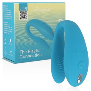 We-vibe Sync Go Dual Stimulator Turquoise