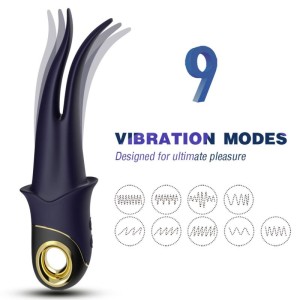 Armony Shadow Vibrator Double-head Teasing Blue