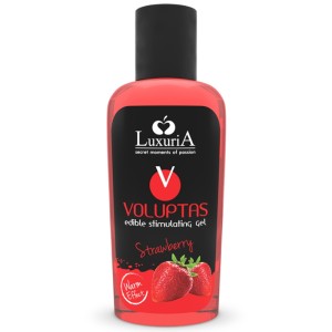 Intimateline Luxuria Voluptas Edible Massage Gel Warming Effect Strawberry 100 Ml