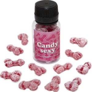 Diablo Picante Candy Sexy Jar Of 12 Strawberry-cherry Flavor Gummies