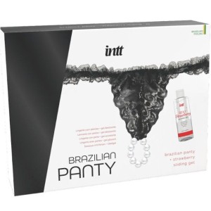 Intt Releases Brazilian Black Panty With Pearls And Lubricant Gel 50 Ml