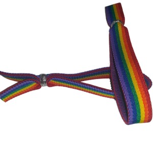 Pride Boys Luxury Rubber Bracelet With Pride Bead