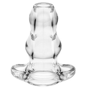 Perfect Fit Brand Double Tunnel Plug Medium Clear